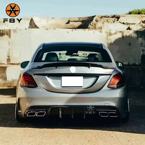 Diffuseur Arrière en Fibre de Carbone Style C63S OTM pour <span class=keywords><strong>Mercedes</strong></span>-Benz <span class=keywords><strong>Classe</strong></span> <span class=keywords><strong>C</strong></span> W205 C63 <span class=keywords><strong>2019</strong></span>+ Kit Carrosserie en Fibre de Carbone - Product Image 5