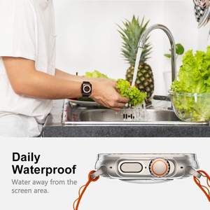 2 इन 1 में 1 डिजाइन वॉच के लिए स्क्रीन रक्षक के साथ निर्मित-इन 9h h टेम्पर्ड ग्लास फिल्म - Product Image 4