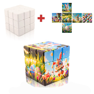 Jouets promotionnels pour enfants <span class=keywords><strong>Cube</strong></span> de puzzle d'impression couleur 6D personnalisé, Cubes magiques imprimés <span class=keywords><strong>photo</strong></span> rotatifs - Product Image 4