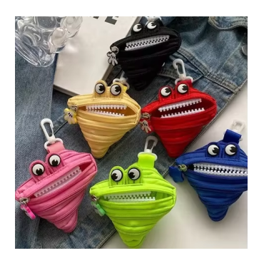 New Popular Big eyed Monster Zipper
