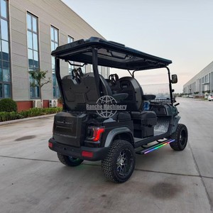 Voiturette de golf électrique 4 places homologuée pour la route, design luxueux, avec batterie 48V/72V, personnalisation acceptée - Product Image 6