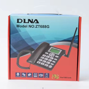 DLNA ZT688G <span class=keywords><strong>Téléphone</strong></span> <span class=keywords><strong>fixe</strong></span> de bureau <span class=keywords><strong>sans</strong></span> <span class=keywords><strong>fil</strong></span> Gsm bon marché <span class=keywords><strong>Téléphone</strong></span> <span class=keywords><strong>fixe</strong></span> <span class=keywords><strong>sans</strong></span> <span class=keywords><strong>fil</strong></span> avec antenne TNC amovible - Product Image 2