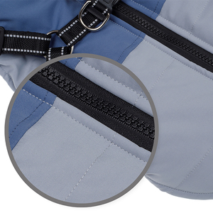 Grosir pakaian hewan peliharaan katun pola polos jaket hoodie anjing besar kustom Aksesori hangat musim dingin dalam gaya klasik dibuat poliester - Product Image 6