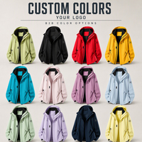 Veste d'extérieur respirante et imperméable personnalisée AI-MICH avec logo et design multicolores pour uniformes d'entreprise – Vente en gros