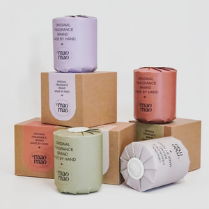 Coffret cadeau de luxe de haute qualité avec étiquette personnalisée Bougie parfumée à la cire de soja 7 chakras avec cristaux Cadeaux de fête des mères - Product Image 3