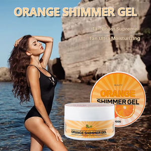 Gel Bronceador Intensivo de Lujo con Brillo Naranja - Bronceado Rápido para Exteriores y Camas Solares, Mantequilla Solar con Brillo Duradero - Product Image 3