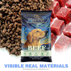 Aliments secs à haute teneur en protéines pour grands chiens Conception en forme d'os en gros des fabricants de sacs de 20kg de taille personnalisée - Product Image 2