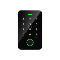 Clavier à commande tactile avec voyants lumineux, lecteur de cartes RFID, lecteur de cartes à empreintes digitales sensible au toucher, contrôle d'accès par mot de passe