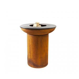 Barbecue Brazier en Acier Corten de Style Moderne, Robuste, pour Extérieur, à Bois, avec <span class=keywords><strong>Plancha</strong></span> - Product Image 4