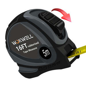 Ruban à mesurer domestique du fabricant ABS PVC enduit pouces métriques et mètres Variété de longueurs de 2m6ft à 10m33ft disponible - Product Image 5