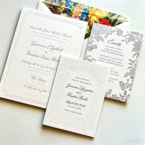 Tarjetas <span class=keywords><strong>de</strong></span> Invitación <span class=keywords><strong>de</strong></span> Boda Personalizadas, Impresión <span class=keywords><strong>de</strong></span> Lujo con Sello Dorado, Papel <span class=keywords><strong>de</strong></span> Arte Elegante, Juego <span class=keywords><strong>de</strong></span> Papelería para Boda - Product Image 4