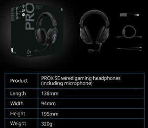 Original Pro X Wired Surround Gprox Gpro X Wired <b>Headset</b> - Product Image 3