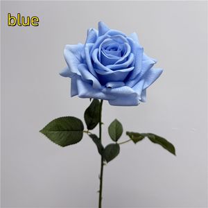 Flores artificiales de alta calidad con textura que retiene la humedad, ramo de rosas turcas de un solo tallo para decoración del hogar. - Product Image 5