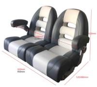 Siège pliant ISURE MARINE, siège de capitaine, siège individuel, siège de bateau sportif rabattable, accessoires marins pour bateau, yacht, navire, camping-car