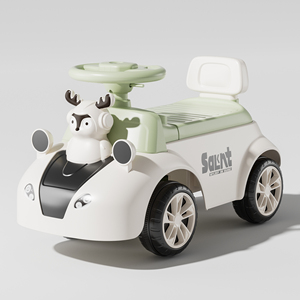 <span class=keywords><strong>Triciclo</strong></span> deslizante antideslizante de 3 a 6 años para niños Bicicleta giratoria de empuje manual con cuatro ruedas para jugar al aire libre - Product Image 6