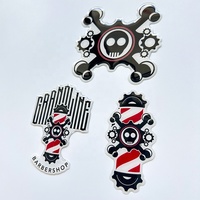 Nouveau design logo personnalisé durable 3D en résine époxy Doming autocollants fort adhésif étanche en forme de dôme époxy autocollants pour la vente en gros