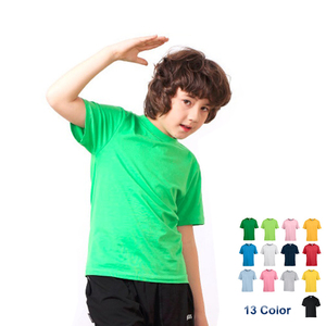 T-shirts pour enfants personnalisés avec logo imprimé et broderie, t-shirts de sport pour filles, t-shirts pour garçons et filles - Product Image 2