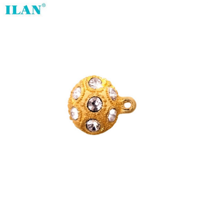 Chiusura Magnetica Ilan 8mm con Strass Dorati per Bracciali e Gioielli - Product Image 2