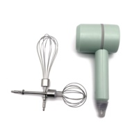 Fouet à œufs réglables de 3 vitesses, batteur à main, Rechargeable par USB, 2 mélangeur à main Portable en acier inoxydable, électrique