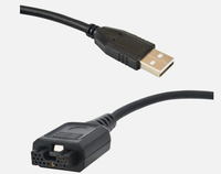 Cable de Carga USB para Walkie Talkie Moto MTP3100 MTP3150 MTP3250, Cable de Alimentación Portátil, Cable de Programación de Datos USB