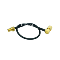 Cable Coaxial RF RG174 de Alta Calidad, Conector SMA Macho a SMA Hembra, Jumper de Baja Pérdida de 50 Ohmios para Módem Inalámbrico y Sistema CCTV