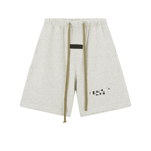 Ensemble T-shirt et short tricoté décontracté respirant pour homme FOG, 260 g/m², en pur coton, avec silicone de détection d'aiguille sans couture - Product Image 6