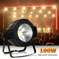 Éclairage de scène professionnel, blanc froid/blanc chaud, contrôle DMX, 100 W, lumière d'ambiance pour les églises, les théâtres, lumière de scène LED COB