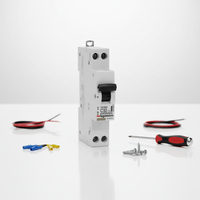 Disjoncteur différentiel miniature RCBO TX3RN/1P+N/030E 413741A en plastique avec protection Li