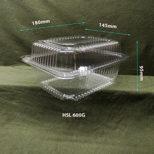 Boîtes à salade transparentes en PET de 350/600/800g, contenants en plastique transparent pour aliments, barquettes en plastique pour salade de fruits - Product Image 5