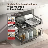 Ensemble d'armoires de cuisine modernes de haute qualité avec îlot de cuisine intégré, armoire à vin, évier et robinet pour la Corée
