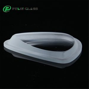 Customization Irregular Shape clear Tempered Glass for <b>Optical</b> Cover Lens - Product Image 3
