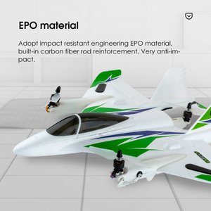 HOT HOSHI W500 FPV Aereo RC 3D 6CH / Drone RC 6G Eob Brushless con Giroscopio a 6 Assi, Aliante Acrobatico, Giocattolo Aereo ad Ala Fissa - Product Image 6