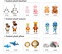 Boneka Monyet Plush Kartun Kustom Berkualitas Tinggi OEM ODM Pabrik, Bantal Maskot Hewan Isi Kapas PP, Mainan Peluches