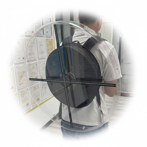 65cm sac à dos 3D hologramme Led ventilateur Portable 3D holographique publicité Machine marche publicité sac à dos avec batterie - Product Image 1