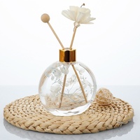 Bouteille diffuseur bon marché 50ml 100ml 150ml Bouteille diffuseur en verre Bouteille diffuseur roseau rond