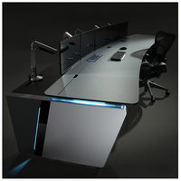 Nouvelle conception de la table des opérations de réseau industriel Command Center Dispatch Console Control Desk