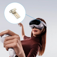 Mécanisme de charnière pliable compact à amortissement de précision en métal haut de gamme, avec axe réglable, pour sangle de tête de casque VR