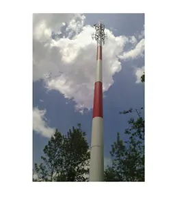 Steel monopole communication tower