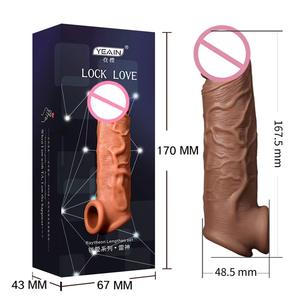 Vibrateur dentaire épaissi et allongé pour femmes, préservatif prothétique en forme de pénis - Product Image 3