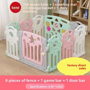 Dropshipping Kidsren gioco di recinzione di plastica protettiva per bambini strisciante tappetino per bambini barriera protettiva per la conservazione - Product Image 3