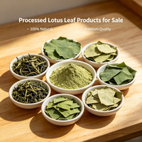 Feuille de lotus : Matière première pour tisanes, boissons aux fruits, pâtisseries, arômes naturels, encens, savons et extraits.