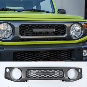 Rejilla Delantera de Repuesto Negra de ABS para Suzuki Jimny 2019-2023, Accesorios Exteriores para Automóviles - Product Image 1
