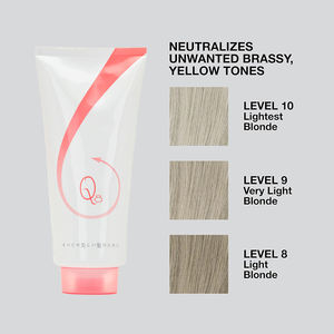 Neutralisant <span class=keywords><strong>Blond</strong></span> Q8 - Tonifiant Liquide Permanent pour Cheveux |   Neutraliser le laiton |   Tons blonds d'apparence saine |   Végan et sans parabènes - Product Image 2