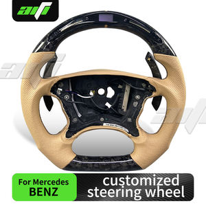 <span class=keywords><strong>พวงมาลัย</strong></span>แอลอีดีคาร์บอนไฟเบอร์ปรับแต่งได้สำหรับ Mercedes Benz Amg W204 W205 W204 W211 W203 W212 W176 W213 Cla W210 <span class=keywords><strong>W124</strong></span> W177 W221 - Product Image 2