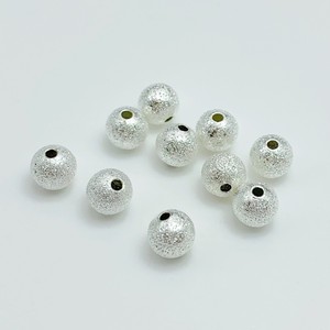 Frosted Round <b>Beads</b> 18K Gold Plated Copper Spacer <b>Beads</b> <b>For</b> <b>Bracelet</b> Making - Product Image 3