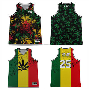 Fq מותאם אישית פולסיאני קעקוע כדורסל jerseys סמואה כדורסל מועדון ספורט ללבוש רסטה אימון כדורסל אחיד - Product Image 6