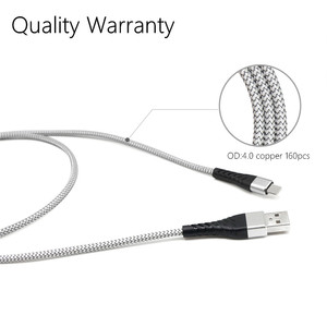 Cáp Sạc Điện Thoại Bện Đôi Nylon USB Type-C 3.0 Cáp Dữ Liệu USB Sạc Nhanh Với HTC Xiaomi Galaxy - Product Image 3