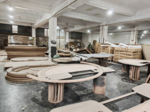 Mesa de <span class=keywords><strong>Ruleta</strong></span> de Casino LED de Diseño Moderno y Lujoso para 8-10 Jugadores, Solución de Almacenamiento para Blackjack, Material MDF, Venta Directa de Fábrica - Product Image 5