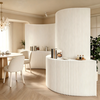Paravent décoratif pliable et flexible en papier, design Art Déco, fait main, pour plusieurs scènes, écran de séparation, cloison accordéon