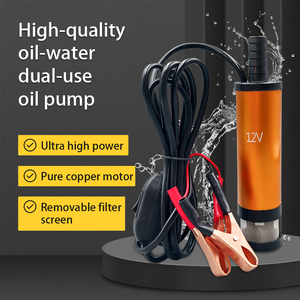 Small Motor Aluminum Oil <b>Pump</b> 38mm Diameter 12V/24V <b>Battery</b>-Powered 85W 25L/min Low Cable Submersible - Product Image 3